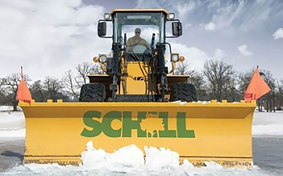 plow with Schill logo